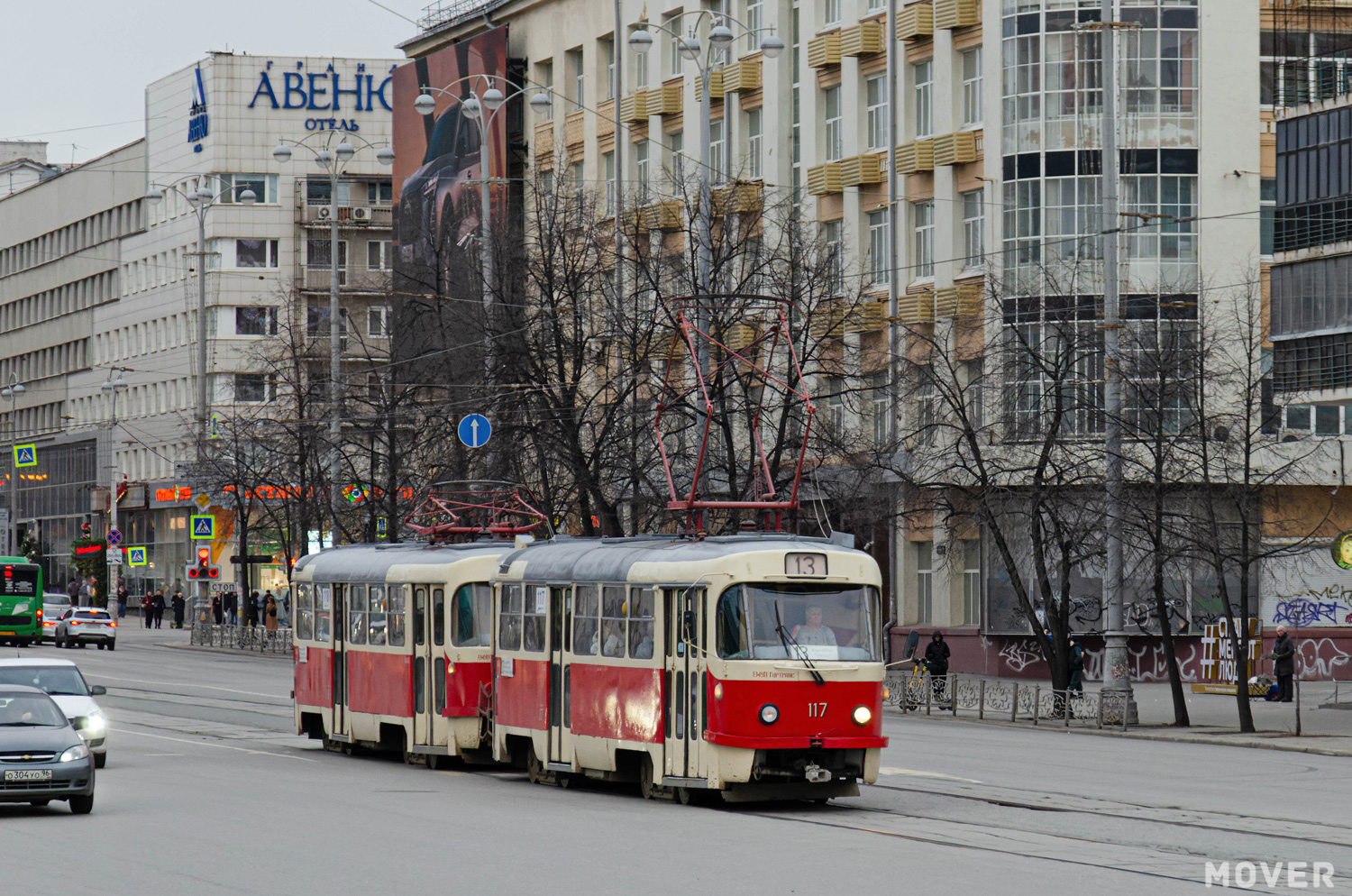 Jekaterynburg, Tatra T3SU (2-door) Nr 117