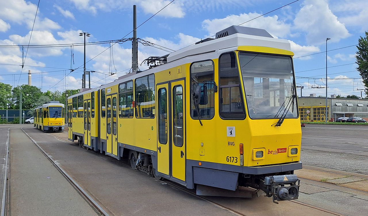 Берлин, Tatra KT4DM № 6173