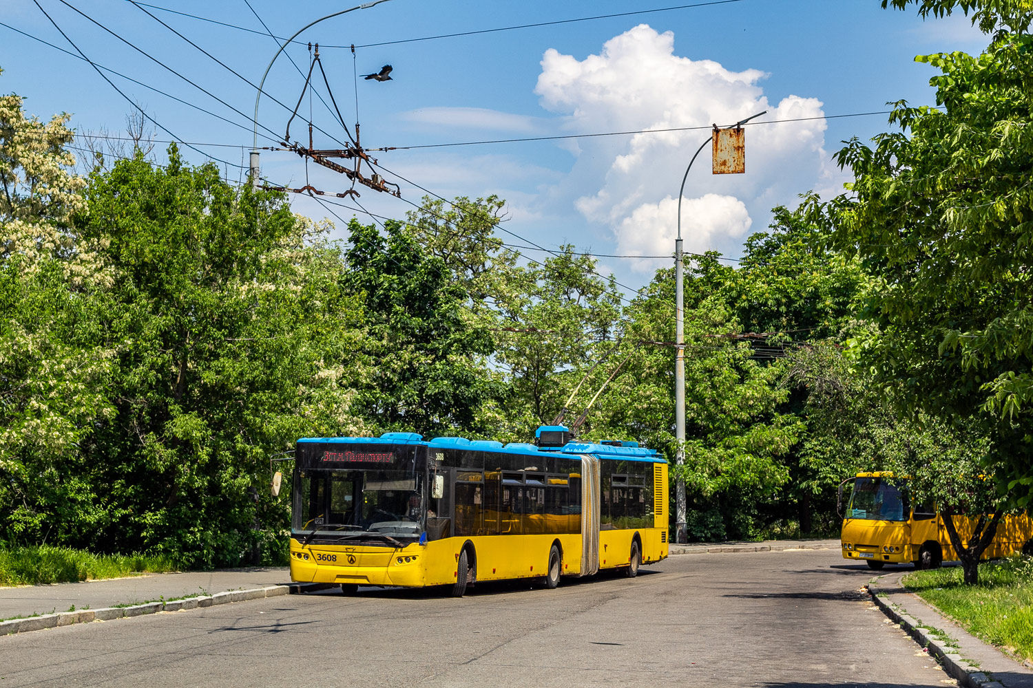 Киев, ЛАЗ E301D1 № 3608