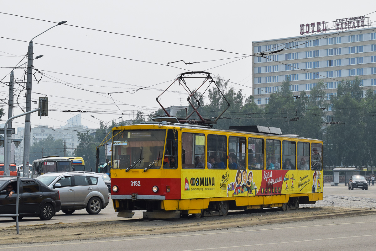 Барнаул, Tatra T6B5SU № 3182