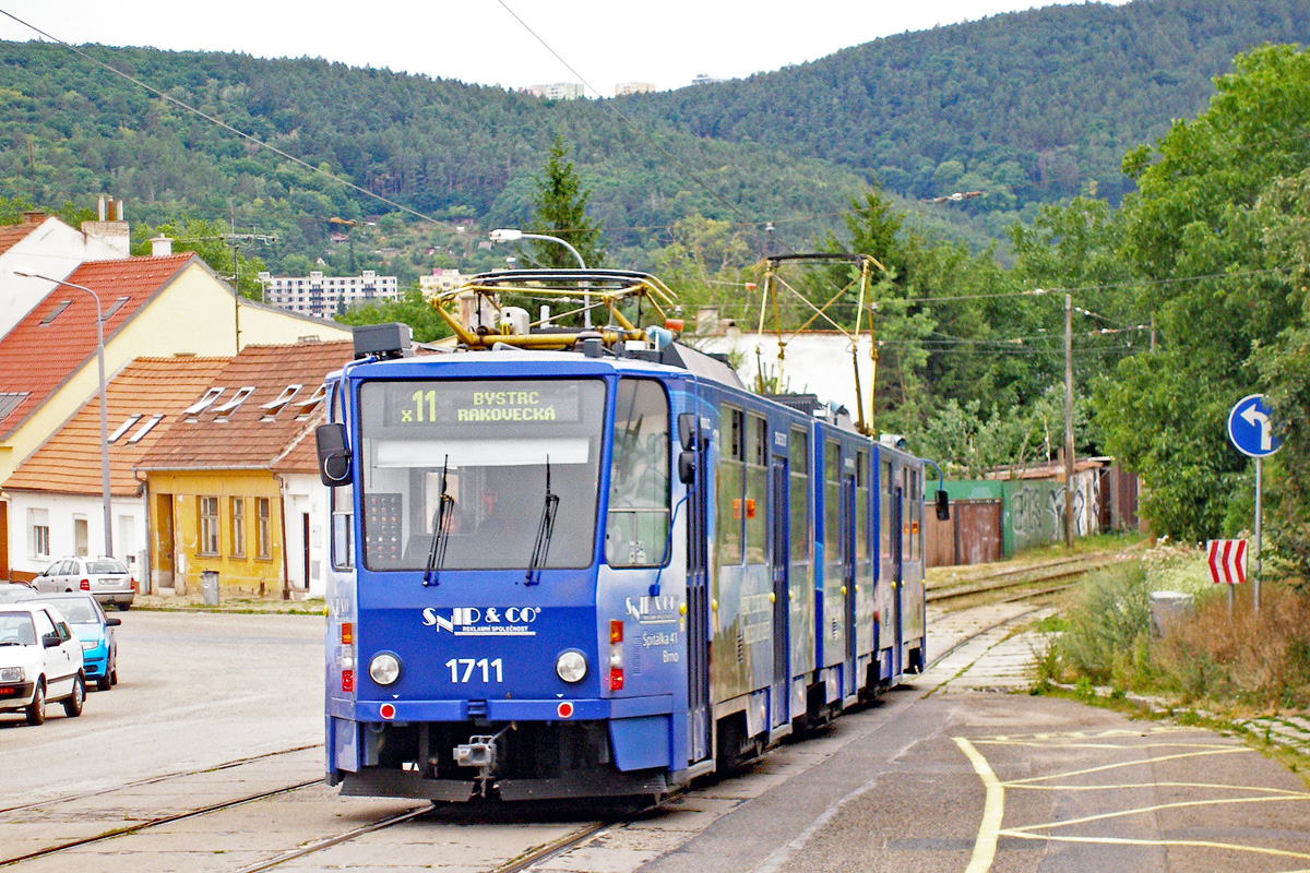 Брно, Tatra KT8D5 № 1711
