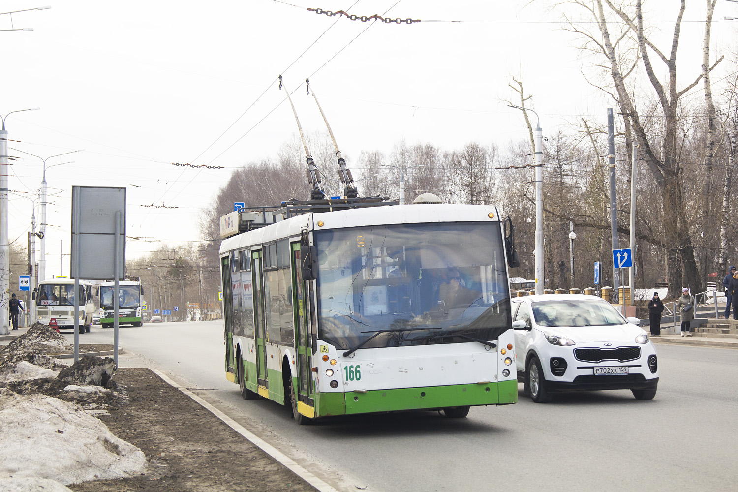 Березники, Тролза-5265.00 «Мегаполис» № 166