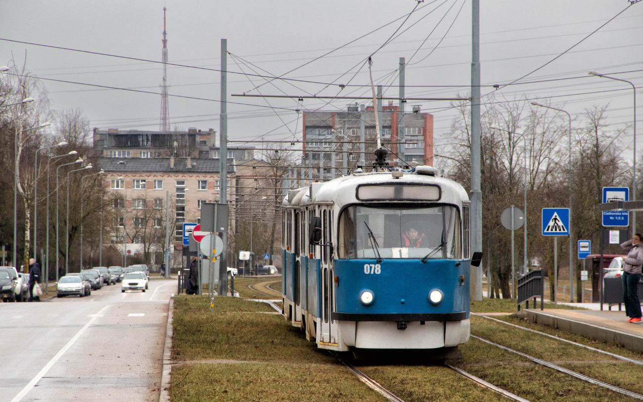 Daugavpils, Tatra T3DC1 # 078 Daugavpils, Tatra T3DC1 # 078