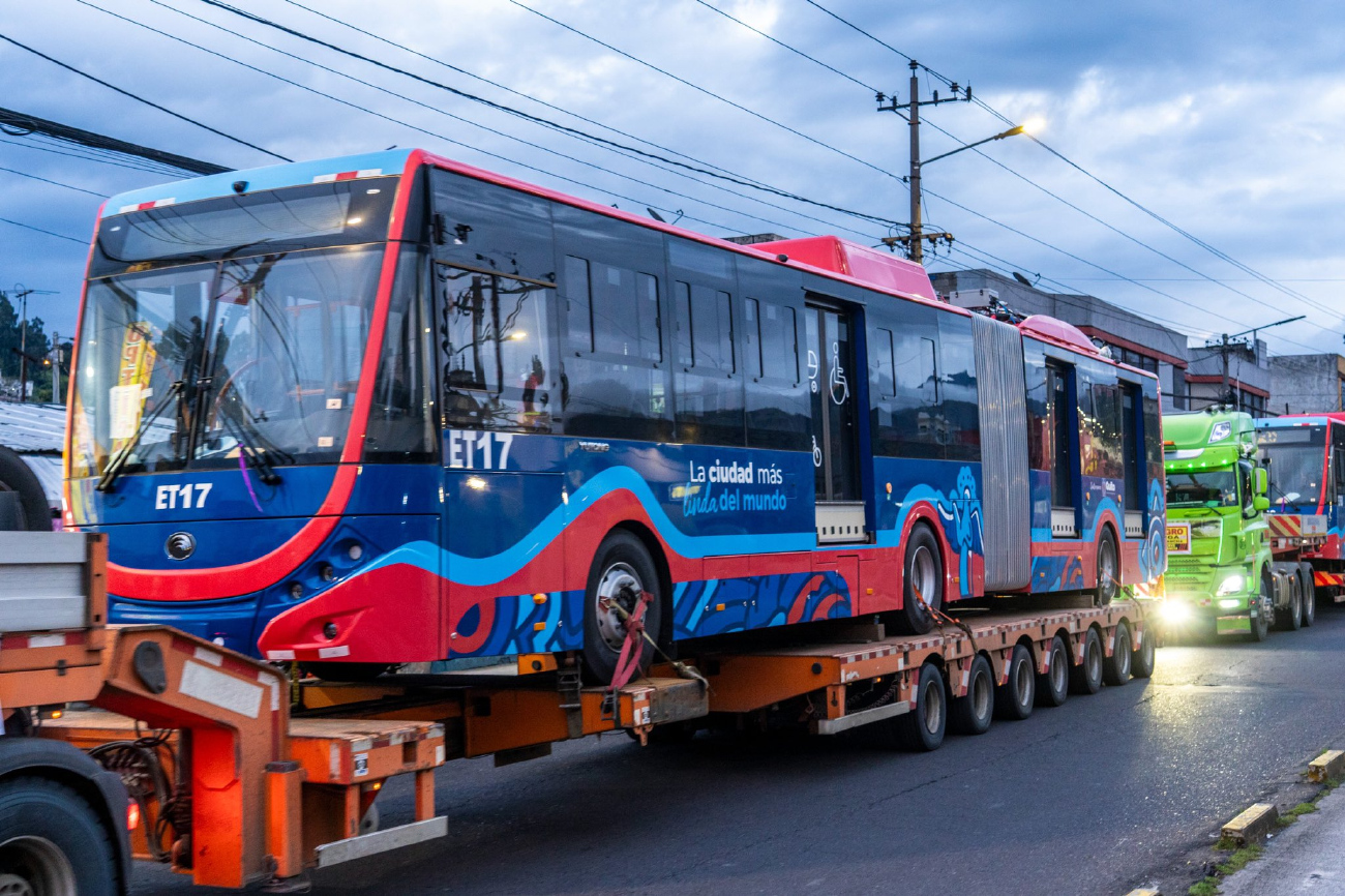 Кито, Yutong ZK6180BEVG № ET17; Кито — Поставка новых троллейбусов Yutong