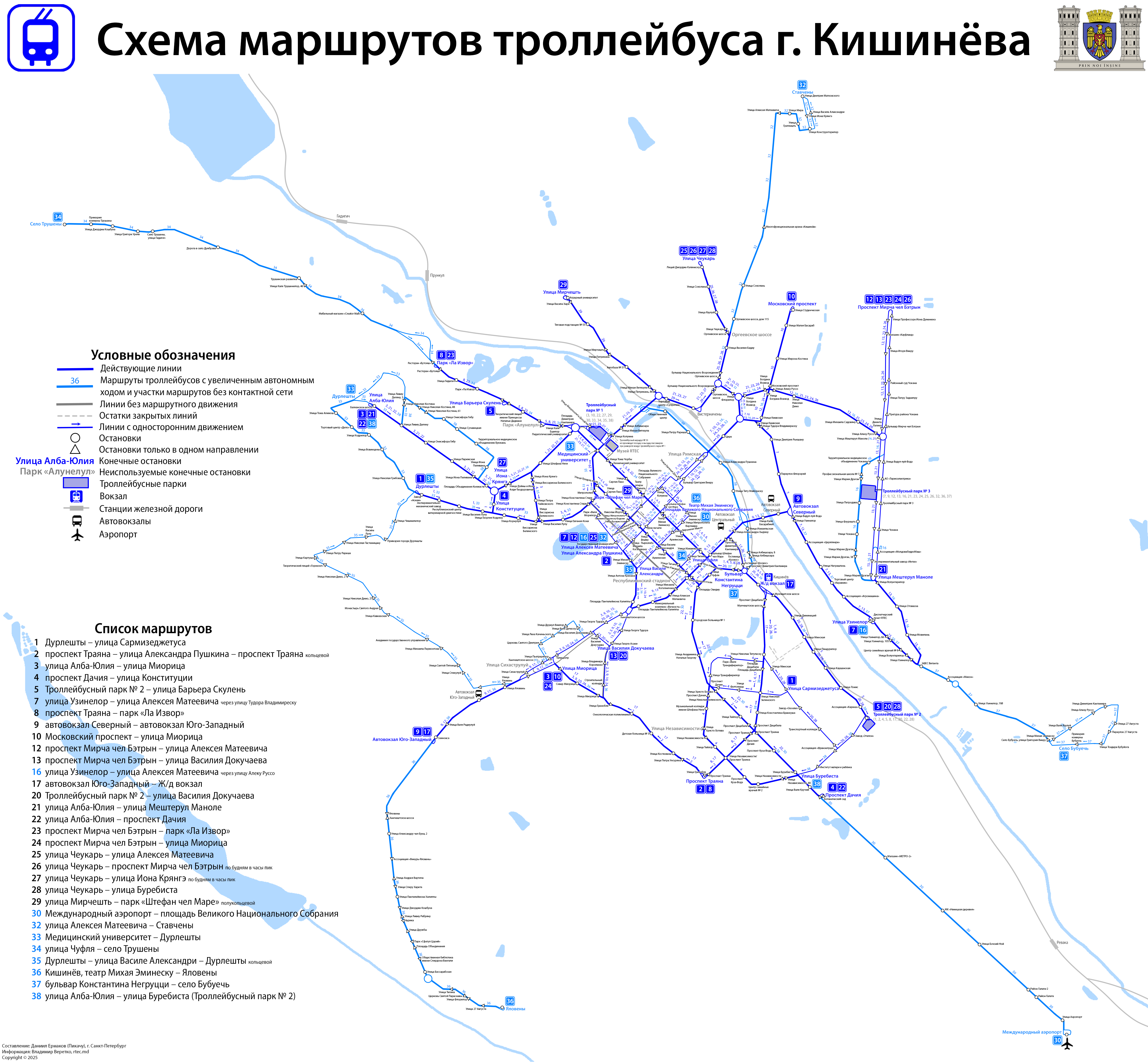 Кишинёв — Схемы