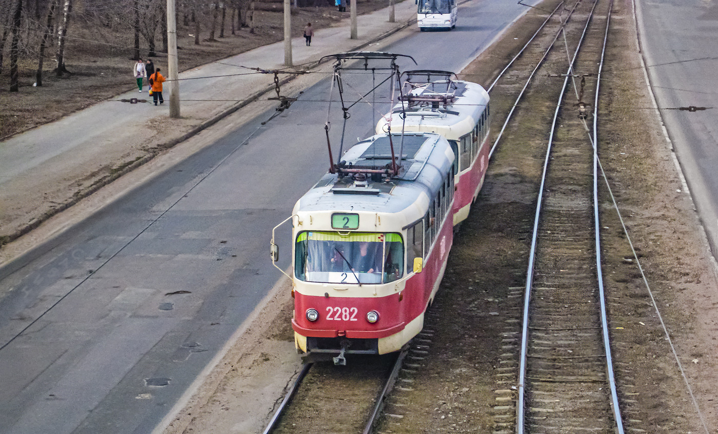 Ижевск, Tatra T3SU (двухдверная) № 2282