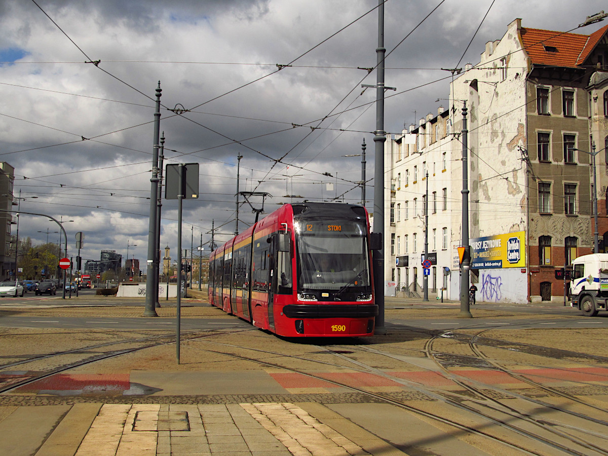 Лодзь, PESA Swing 122NaL № 1590