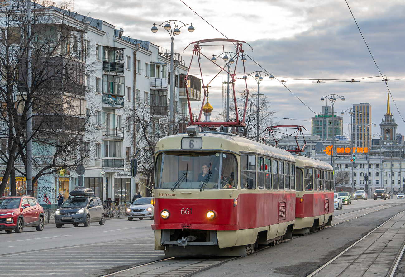 Екатеринбург, Tatra T3SU № 661