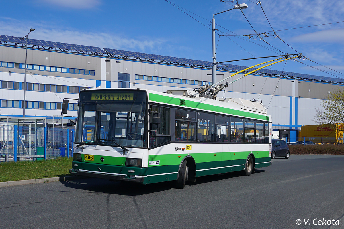 Plzeň, Škoda 21TrACI # 496