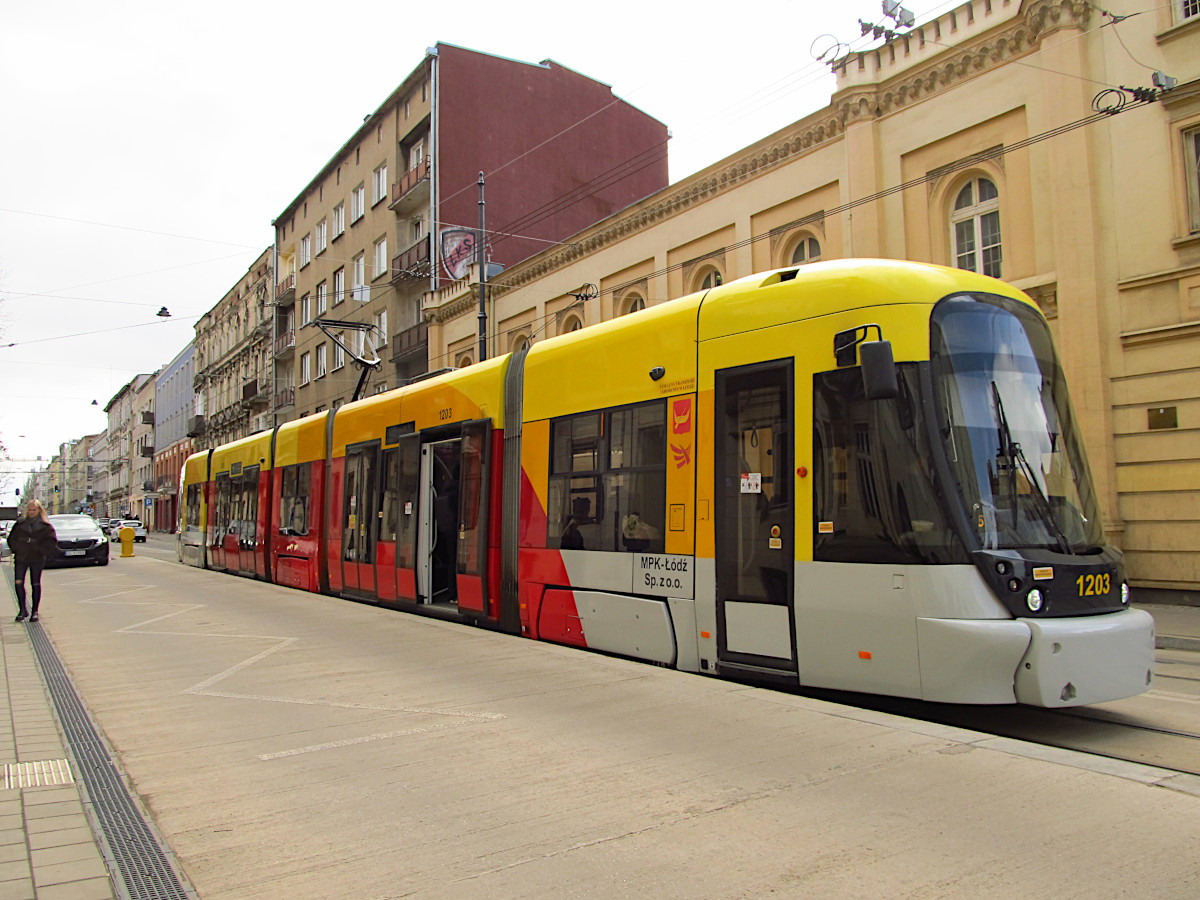 Лодзь, Bombardier Cityrunner № 1203 Лодзь, Bombardier Cityrunner № 1203