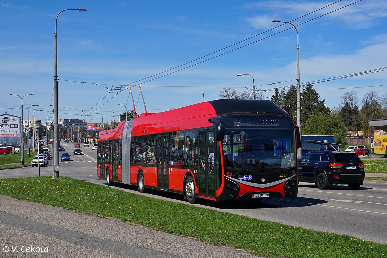 Ческе-Будеёвице, Škoda 33Tr SOR № 424