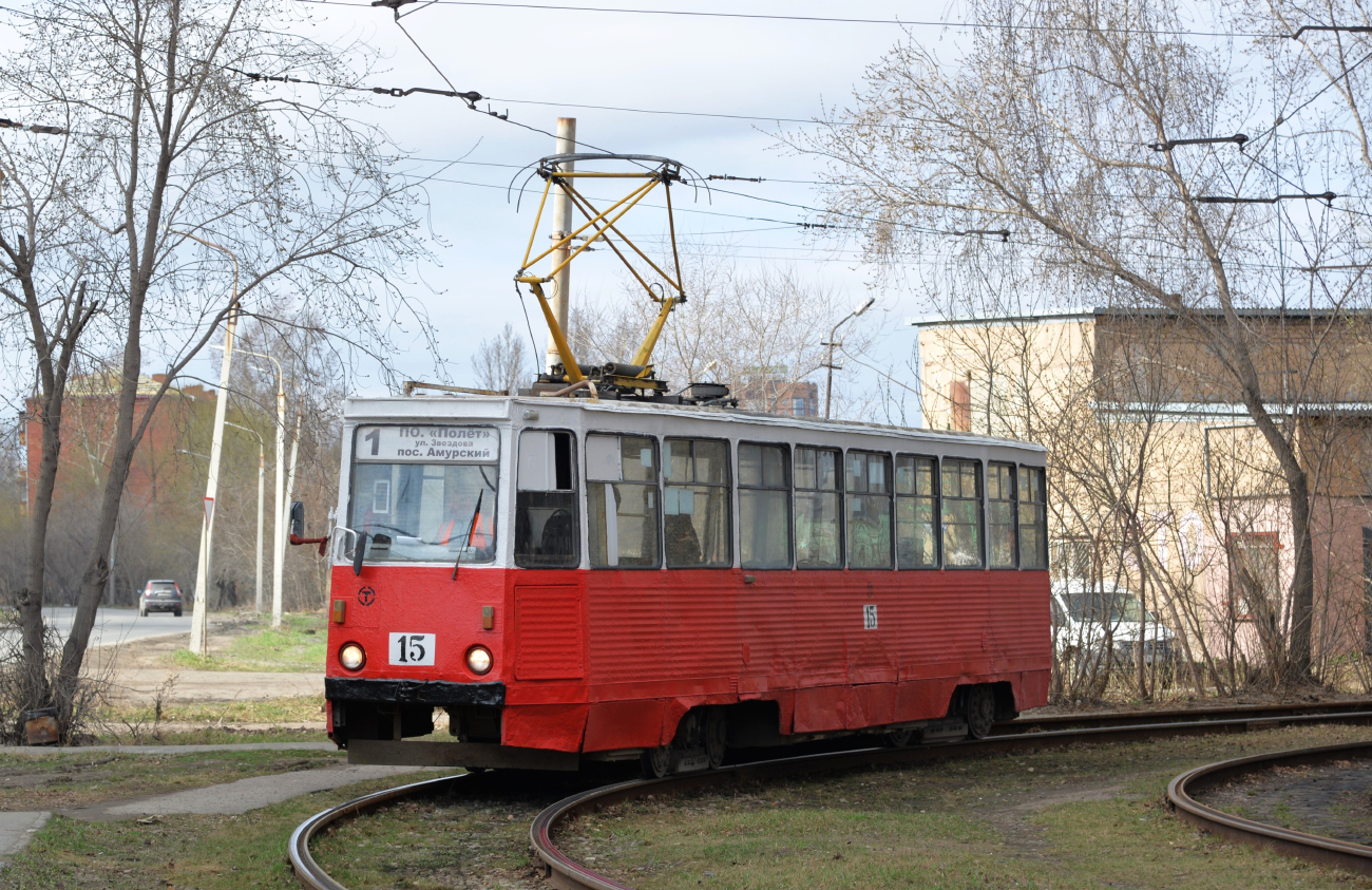 Омск, 71-605 (КТМ-5М3) № 15