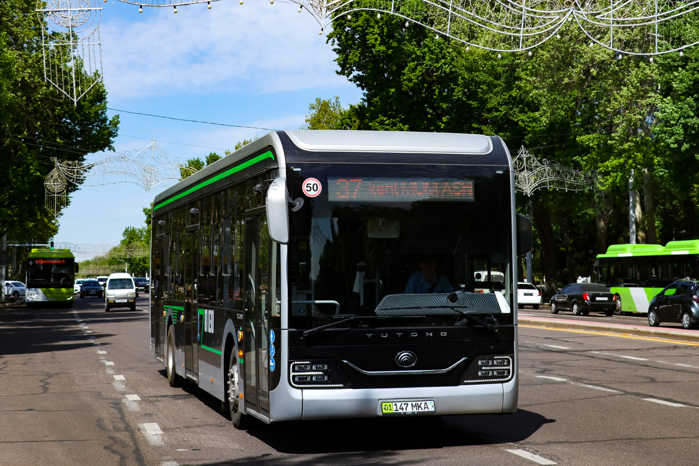 Tashkent, Yutong ZK6126BEVG № 01030