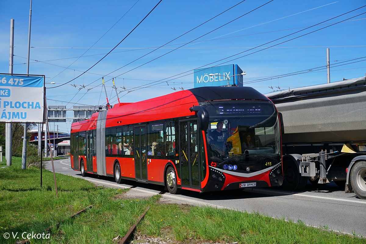 Ческе-Будеёвице, Škoda 33Tr SOR № 418