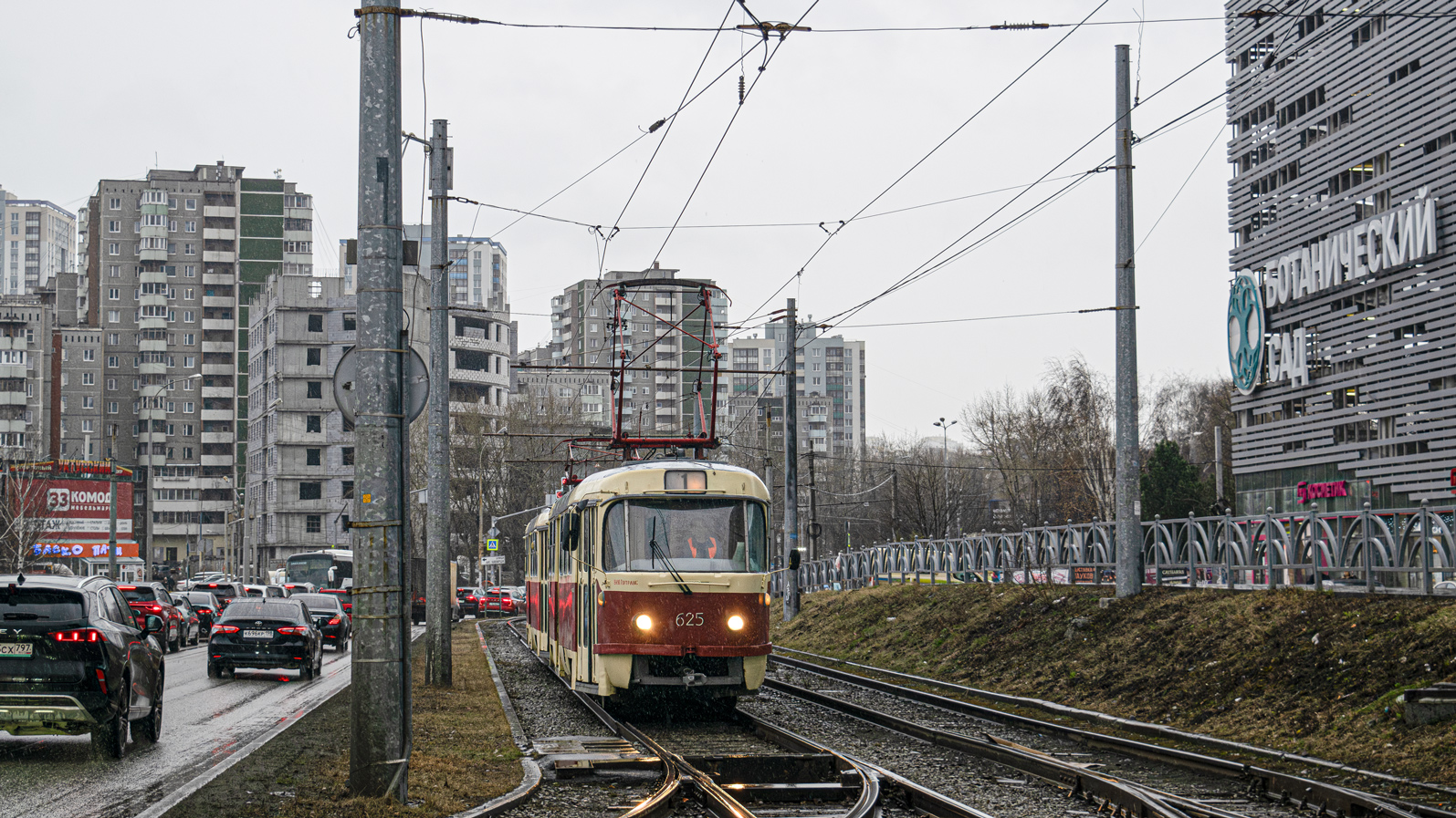 Екатеринбург, Tatra T3SU (двухдверная) № 625