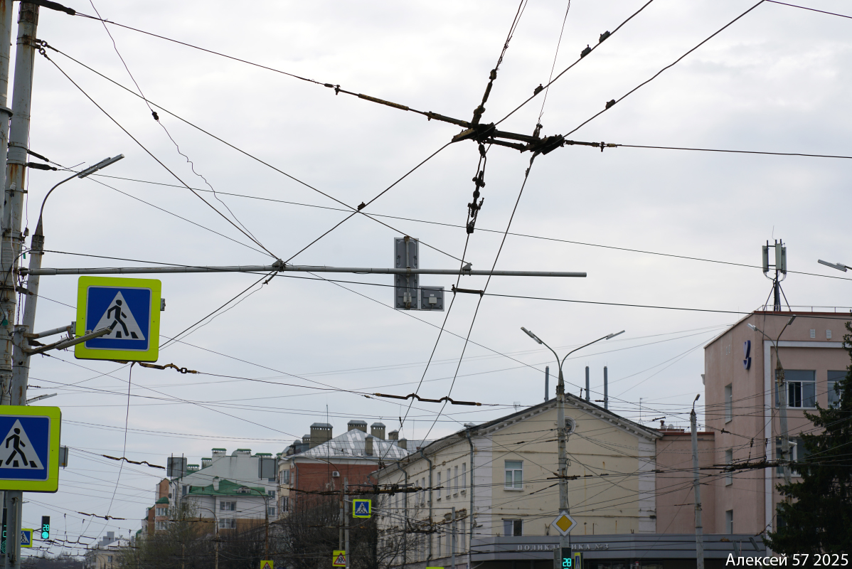 Орёл — Троллейбусная сеть и инфраструктура Орёл — Троллейбусная сеть и инфраструктура