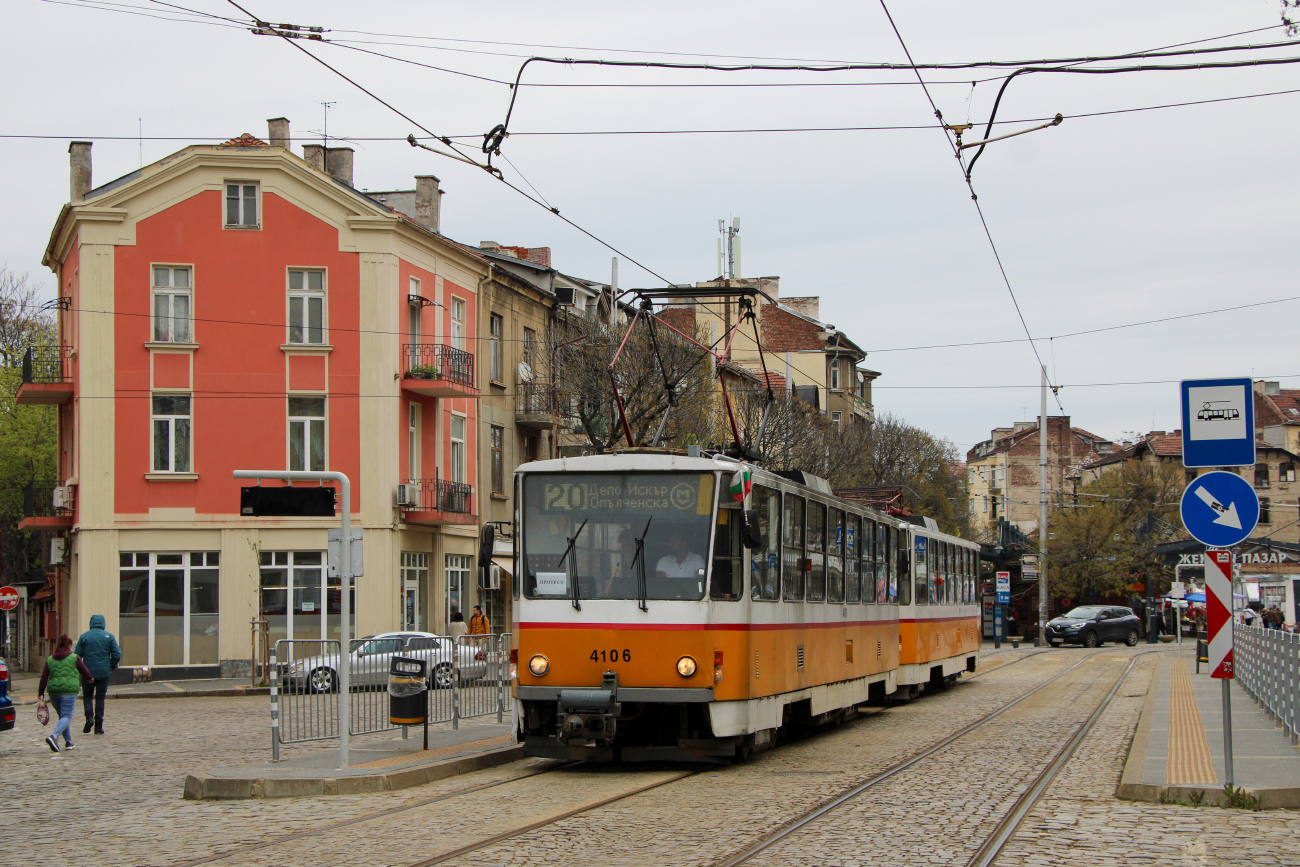 София, Tatra T6B5B № 4106