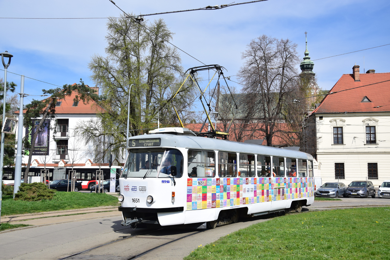 Brno, Tatra T3G № 1651
