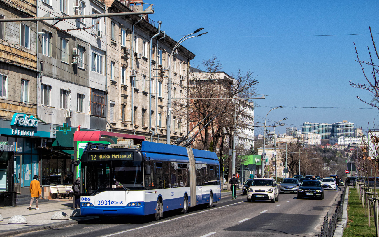 Кишинёв, Solaris Trollino II 18 Ganz № 3931