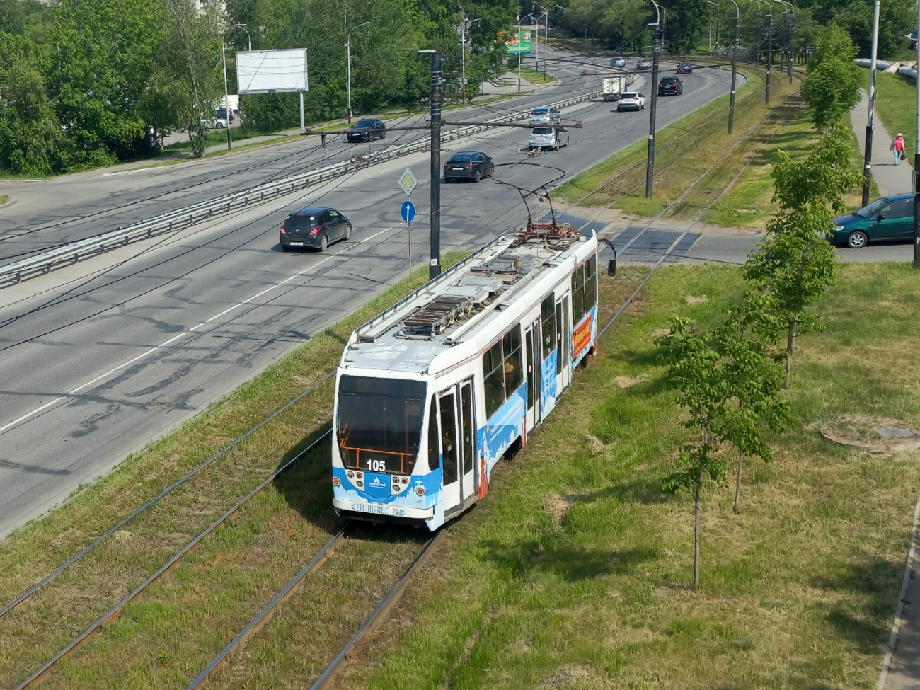 Хабаровск, 71-134А (ЛМ-99АВН) № 105 Хабаровск, 71-134А (ЛМ-99АВН) № 105