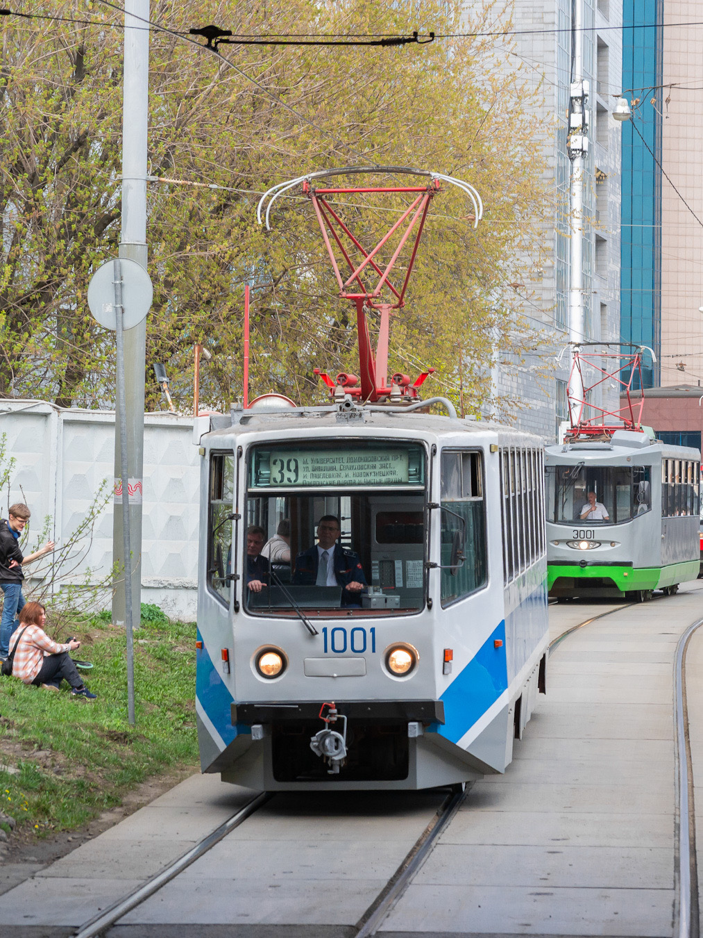 Moskau, 71-608KM Nr. 1001; Moskau — Celebration of the 126th anniversary of the Moscow Tram (rehearsal of the parade on 04/02/2025, parade and exhibition of trams on 04/19/2025)