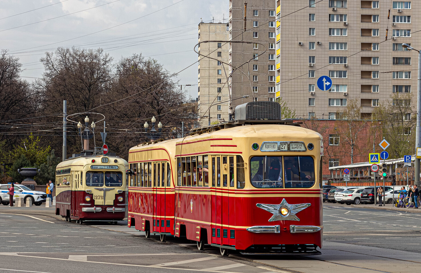 Москва, КТМ-1 № 0002; Москва — Празднование 126-летия Московского трамвая (репетиция парада 02.04.2025, парад и выставка трамваев 19.04.2025)