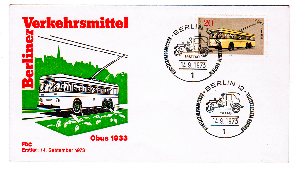 Envelopes; Berlin — Miscellaneous photos; Postage stamps