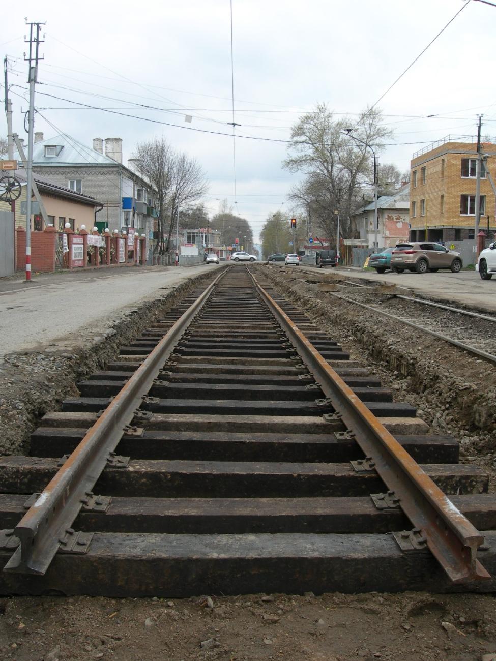 Ульяновськ — Ремонт трамвайной линии по улице Тимирязева