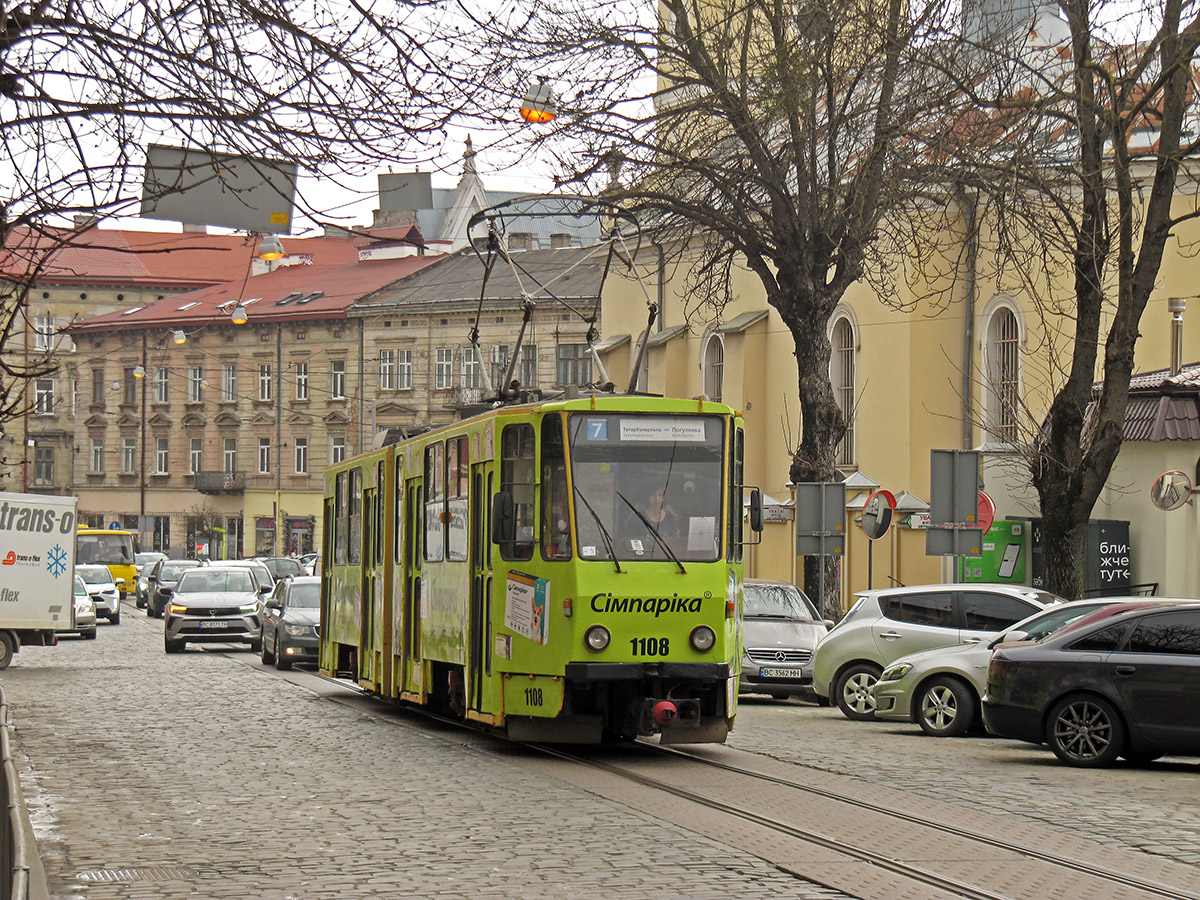 Львов, Tatra KT4SU № 1108
