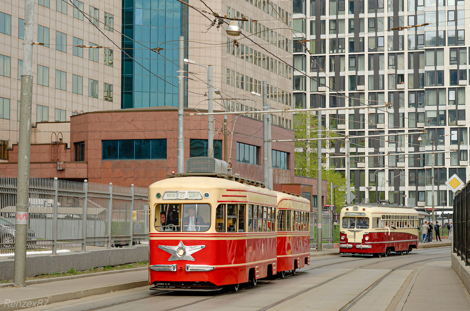 Москва, КТМ-1 № 0002; Москва — Празднование 126-летия Московского трамвая (репетиция парада 02.04.2025, парад и выставка трамваев 19.04.2025)