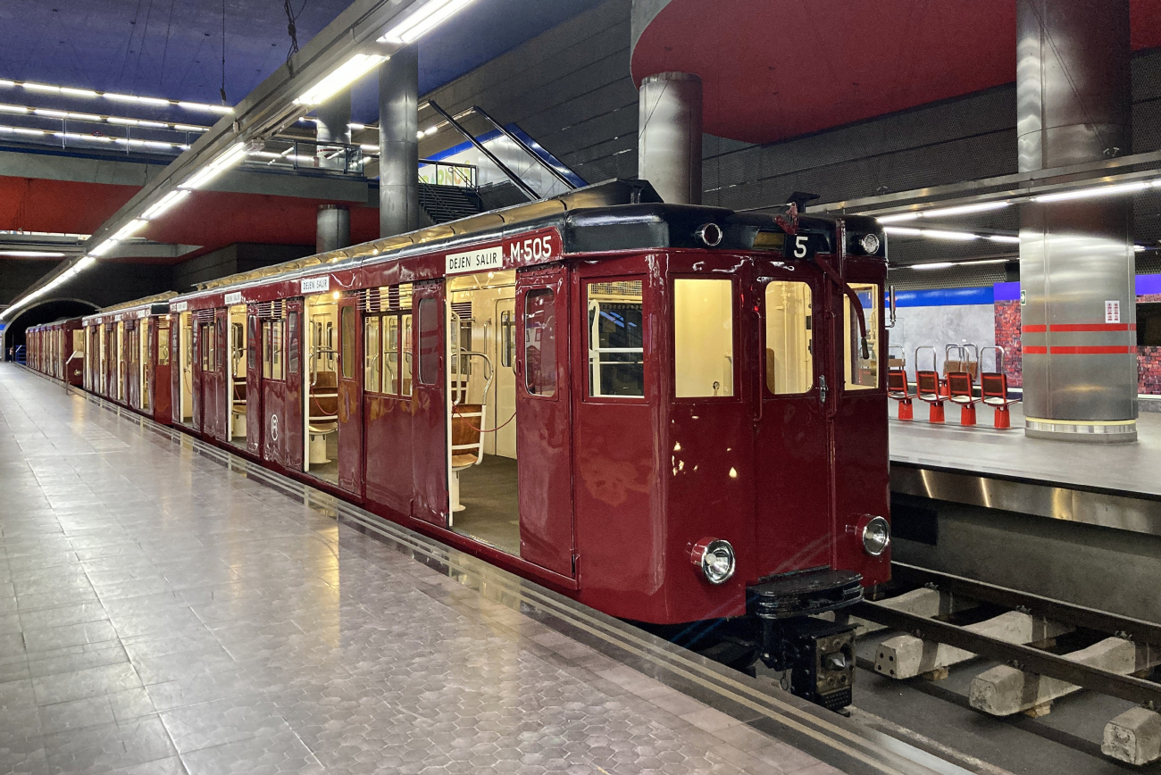 Мадрид, CMM Tipo Legazpi № M-505; Мадрид — Метрополитен — Музей метро