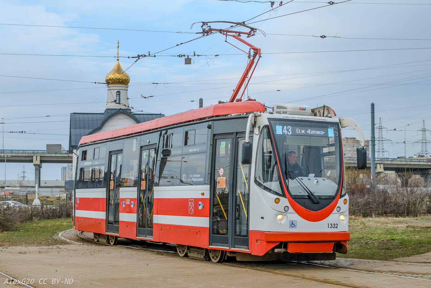 Санкт-Петербург, 71-134А (ЛМ-99АВН) № 1332