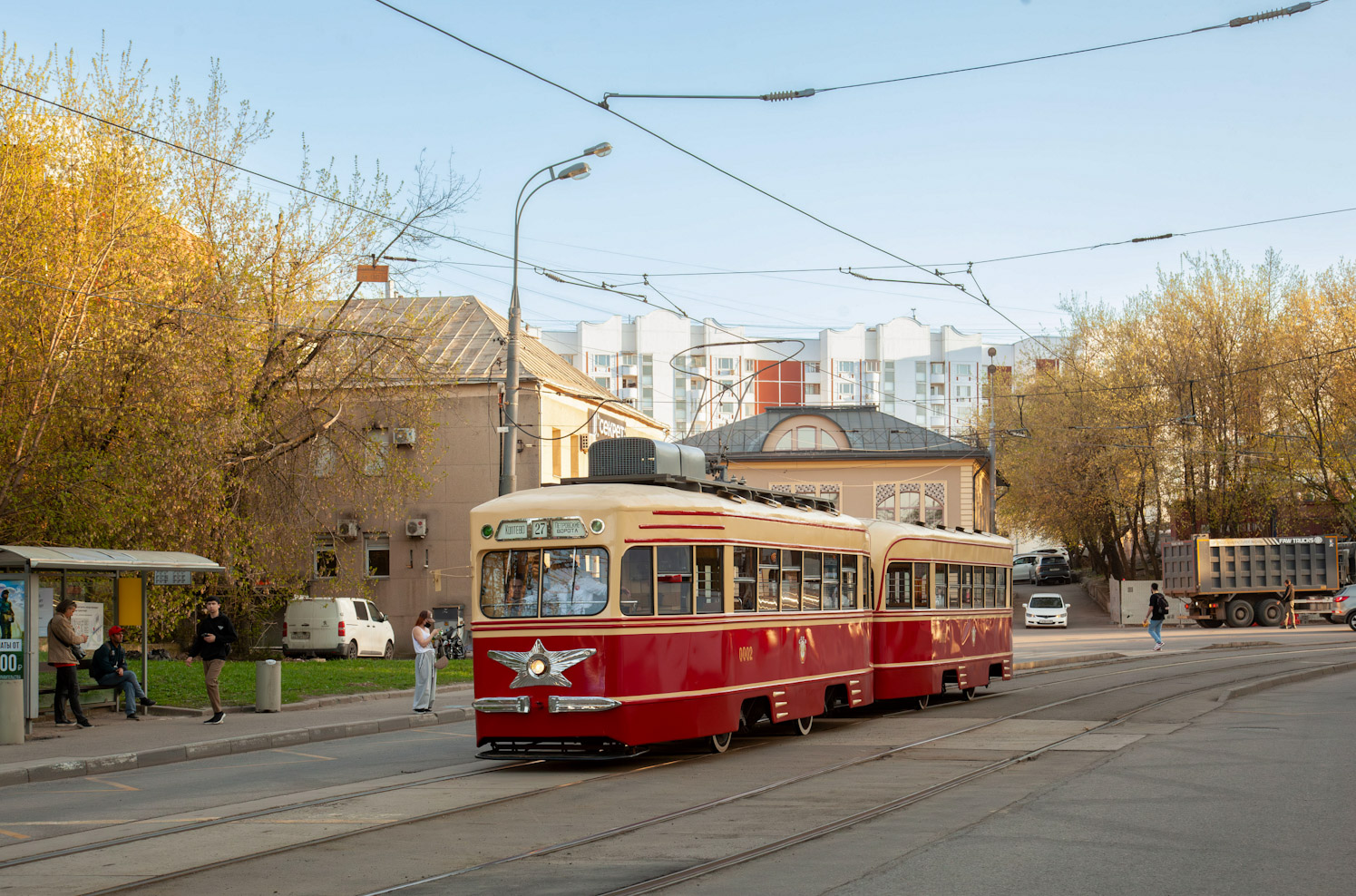 Москва, КТМ-1 № 0002; Москва — Празднование 126-летия Московского трамвая (репетиция парада 02.04.2025, парад и выставка трамваев 19.04.2025)