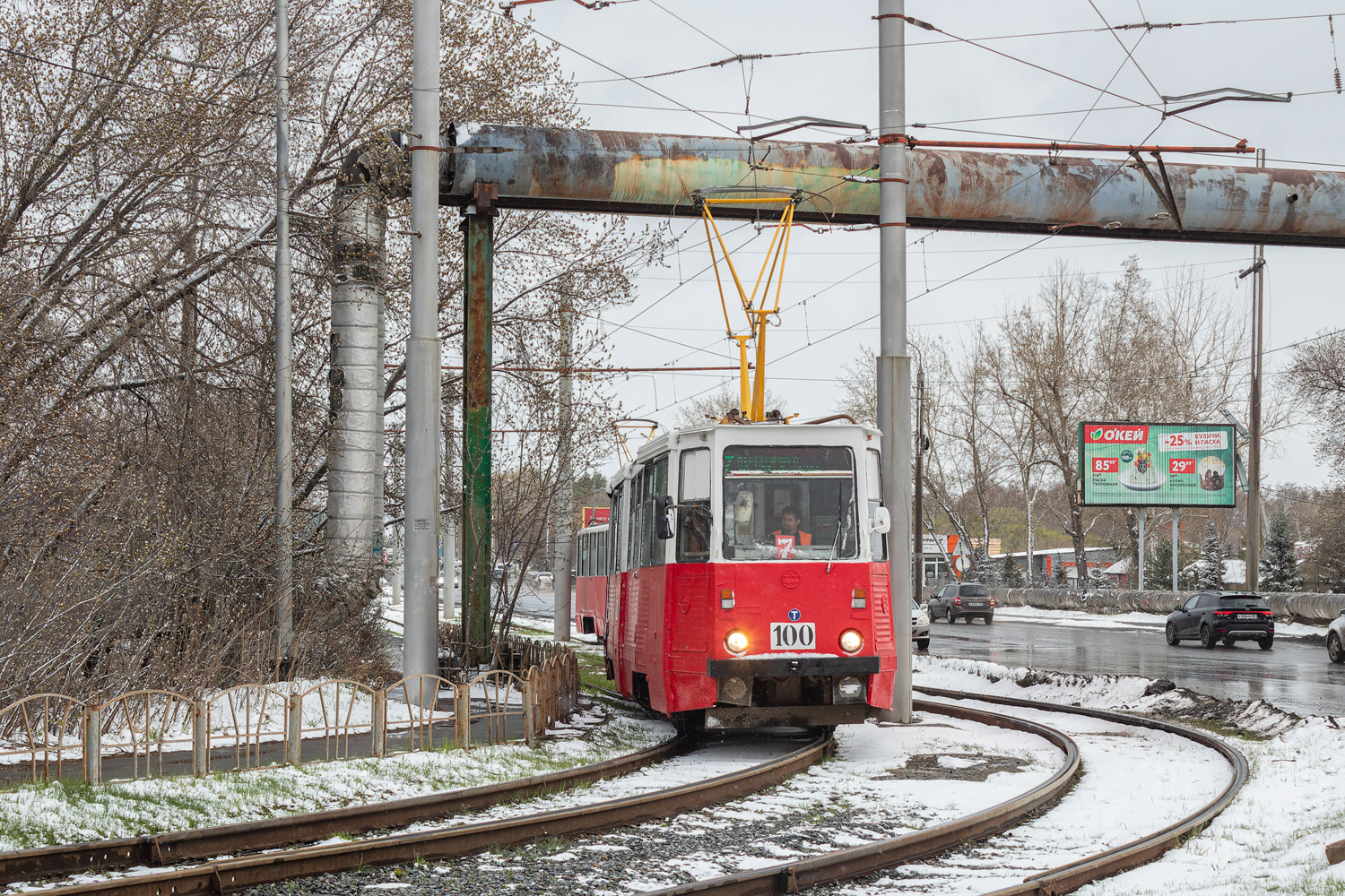 Омск, 71-605 (КТМ-5М3) № 100