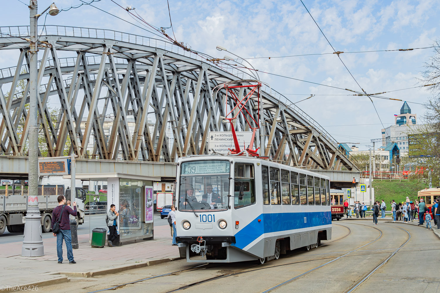 Москва, 71-608КМ № 1001; Москва — Празднование 126-летия Московского трамвая (репетиция парада 02.04.2025, парад и выставка трамваев 19.04.2025)