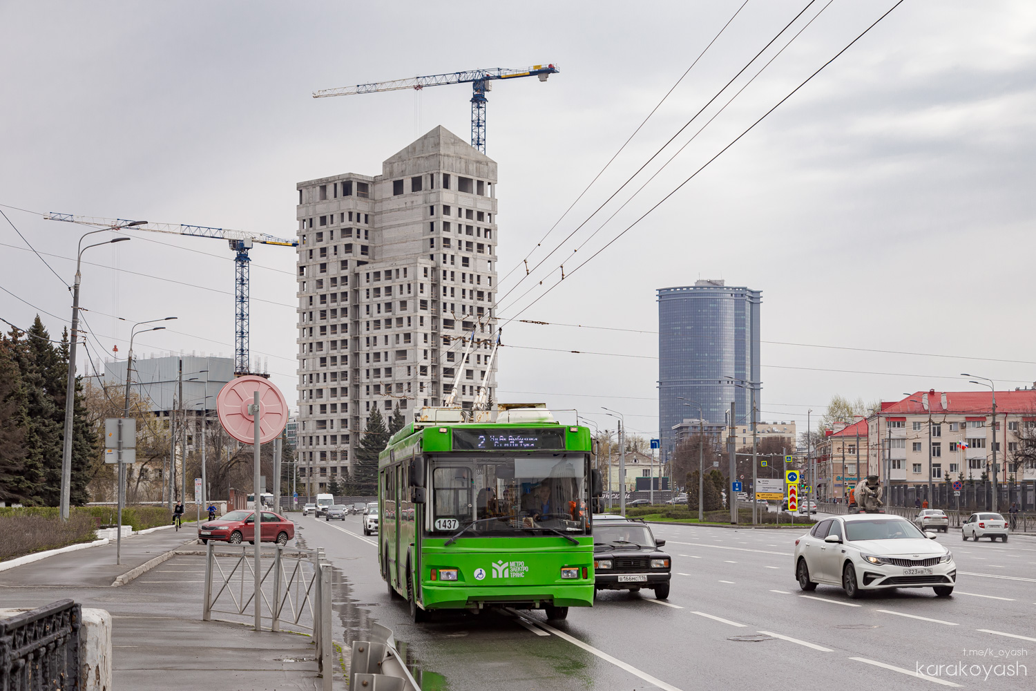 Казань, Тролза-5275.03 «Оптима» № 1437