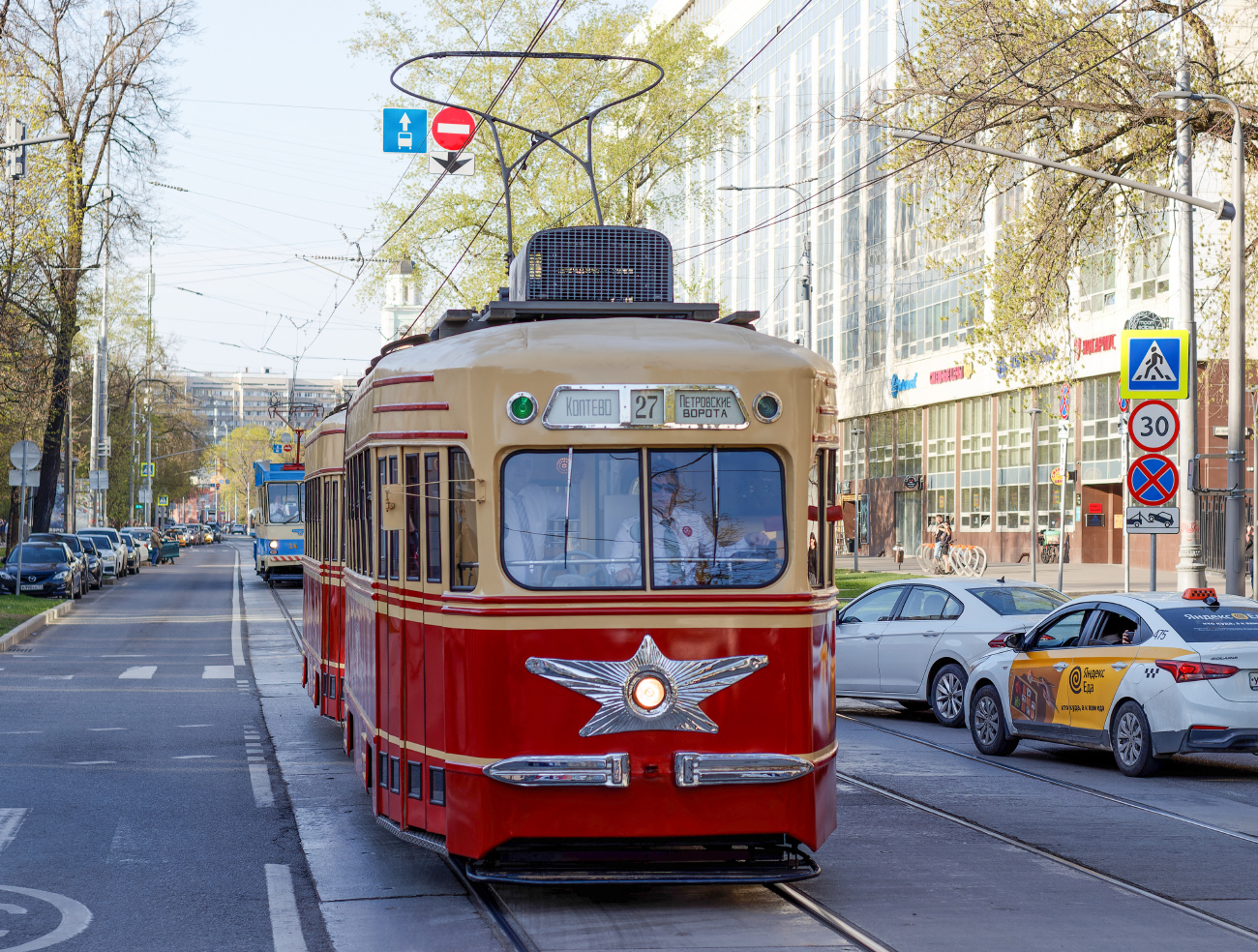 Москва, КТМ-1 № 0002; Москва — Празднование 126-летия Московского трамвая (репетиция парада 02.04.2025, парад и выставка трамваев 19.04.2025)