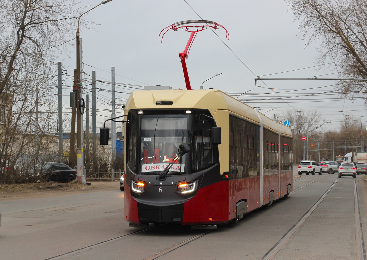 Nyizsnij Novgorod, BKM Т856 «MiNiN» — Б/Н; Nyizsnij Novgorod — Trams without numbers