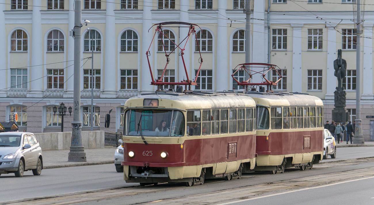 Екатеринбург, Tatra T3SU (двухдверная) № 625