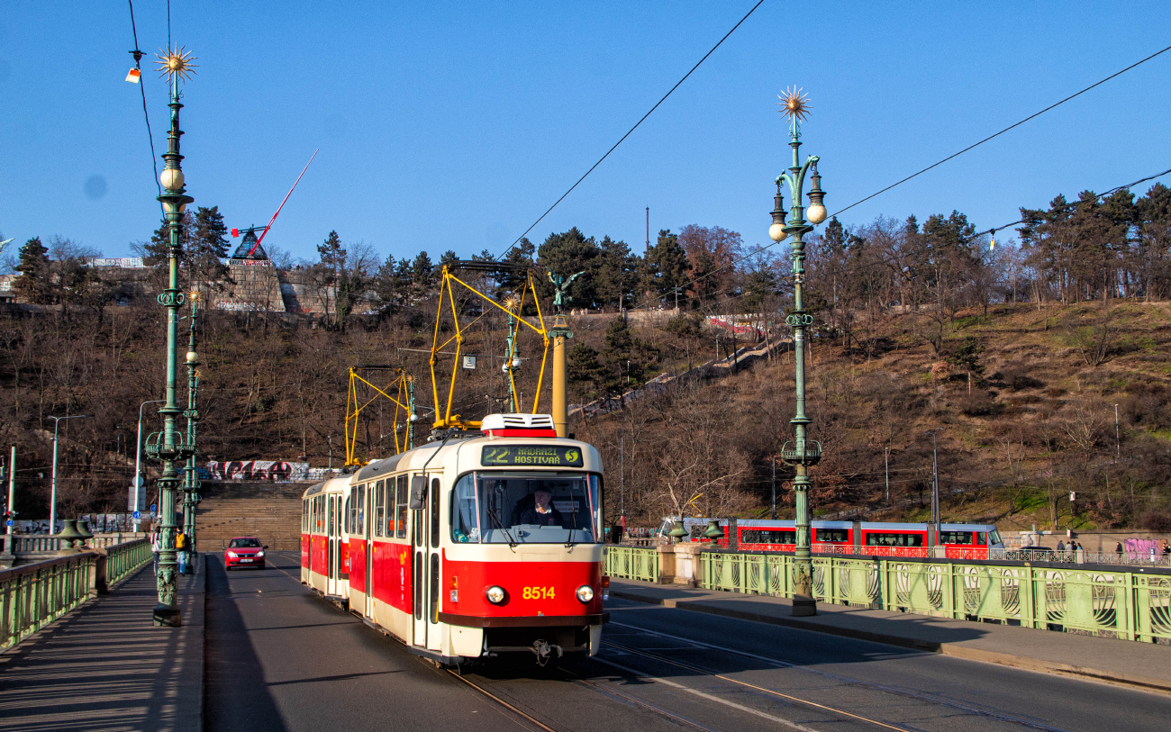 Prague, Tatra T3R.P № 8514
