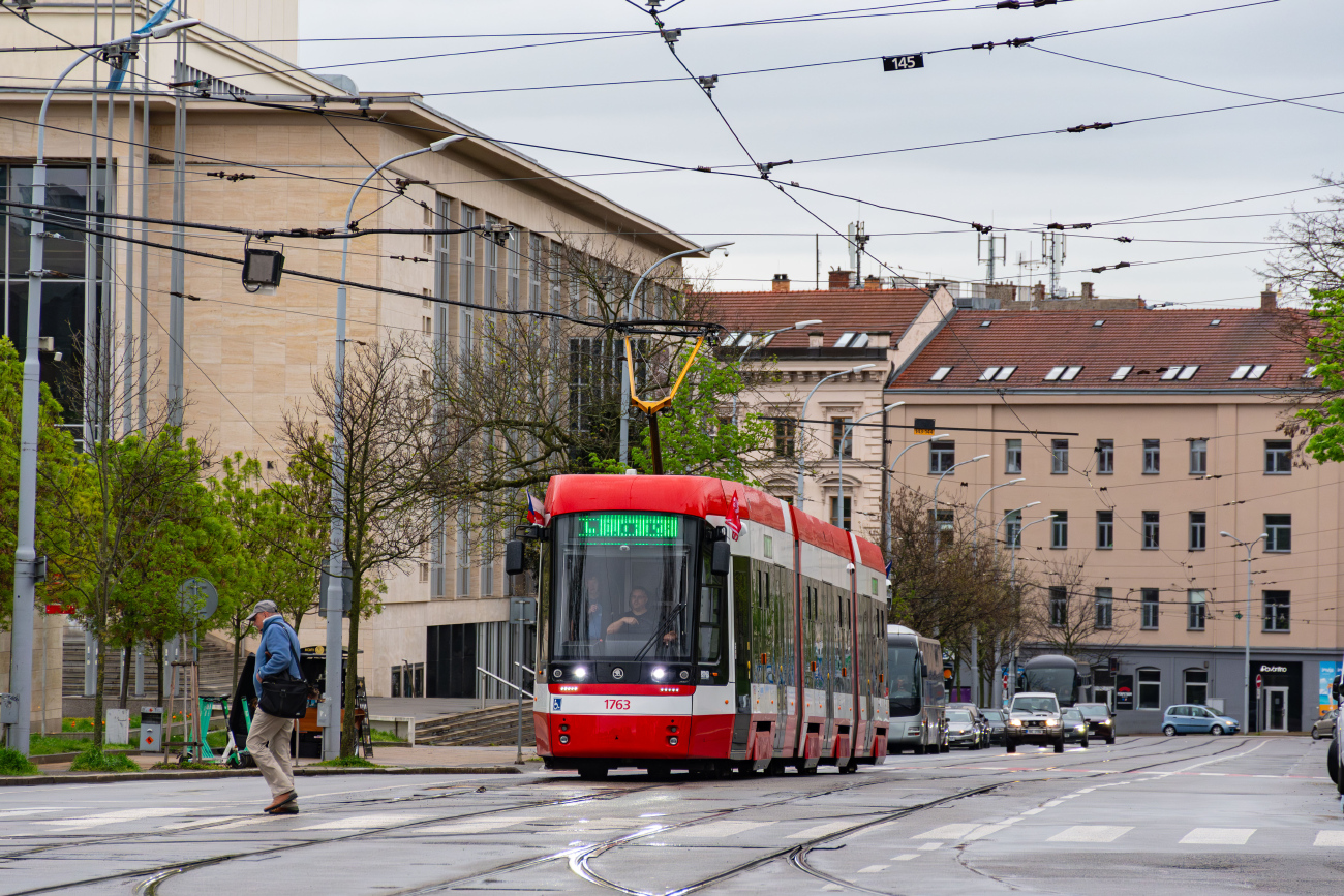Брно, Škoda 45T ForCity Smart № 1763
