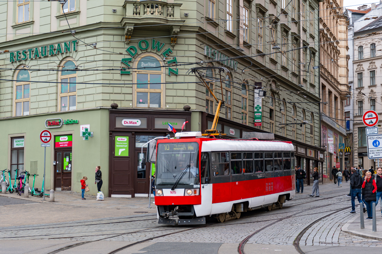 Brno, Tatra T3R (1995) № 1615