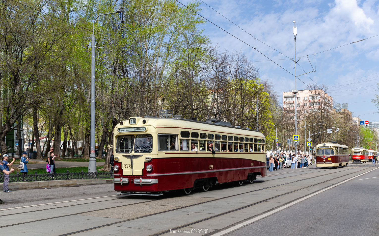 Москва, МТВ-82 № 1278; Москва — Празднование 126-летия Московского трамвая (репетиция парада 02.04.2025, парад и выставка трамваев 19.04.2025)