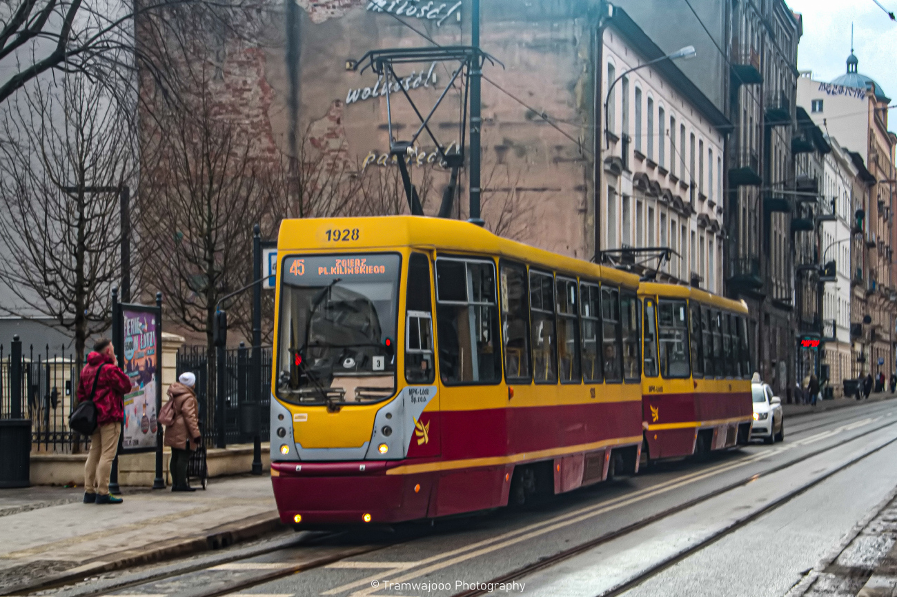 Лодзь, Konstal 805NaND № 1928