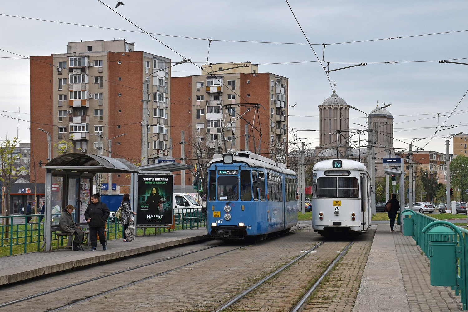 Арад, Esslingen GT4 № 697; Арад, Lohner GT6 № 76
