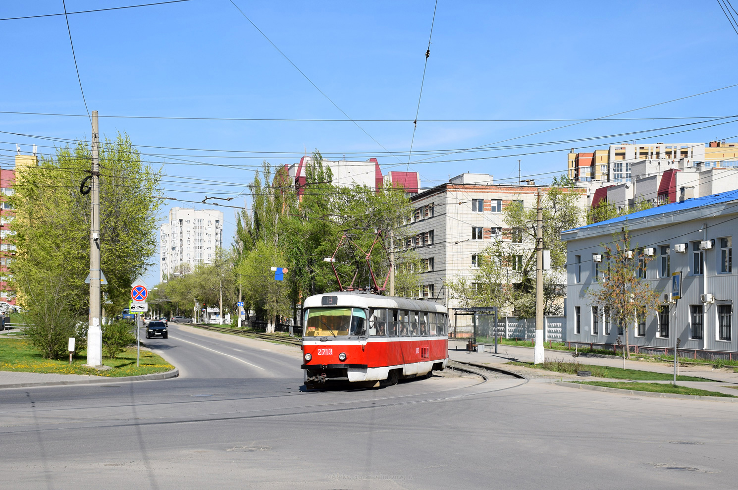 Volgograda, Tatra T3SU № 2713