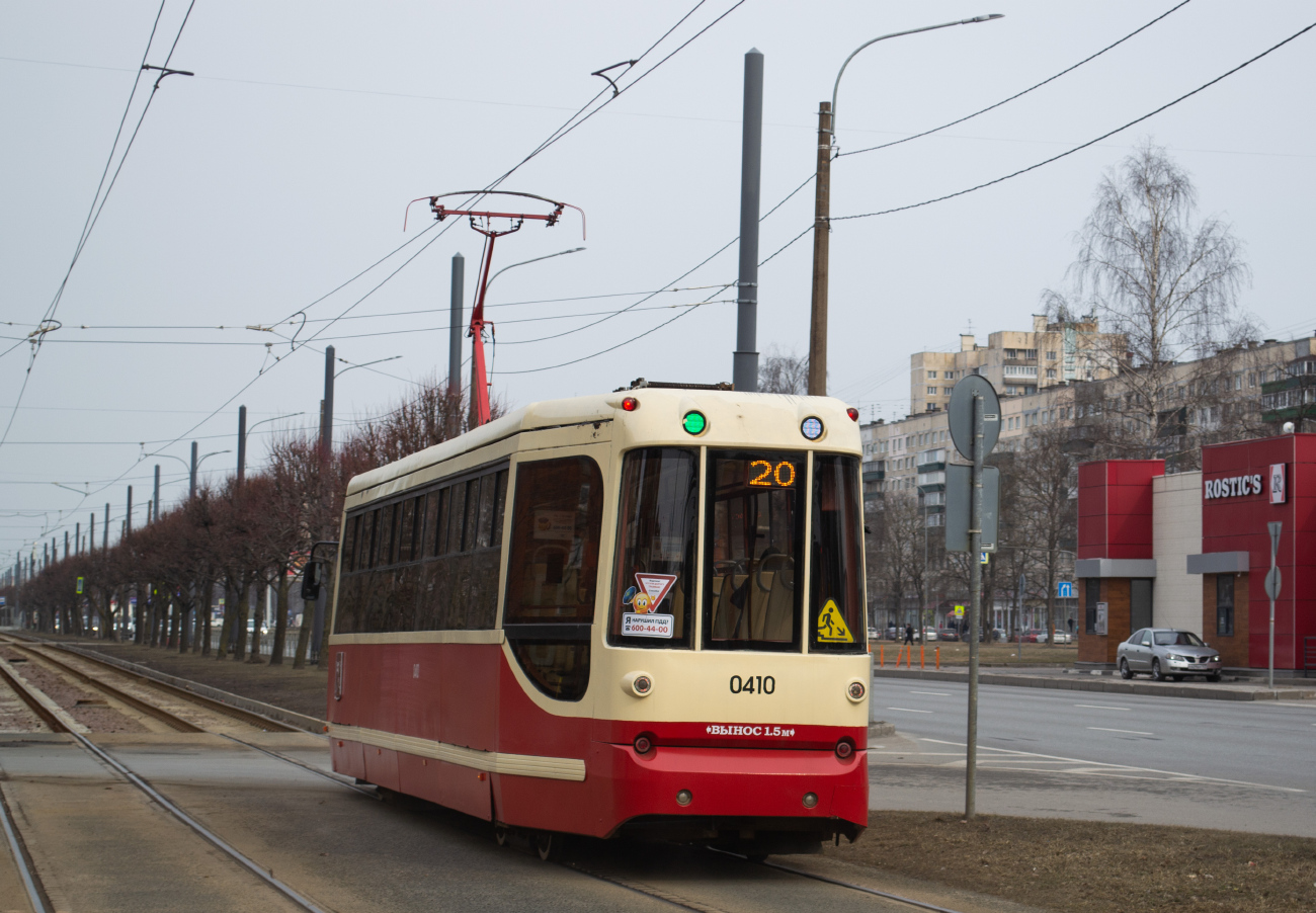 Санкт-Петербург, ЛМ-68М2 (мод. СПб ГЭТ) № 0410