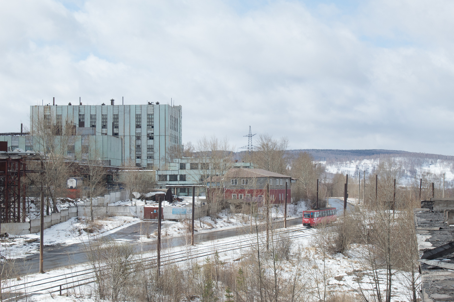 Achinsk — Tram line to ZFA