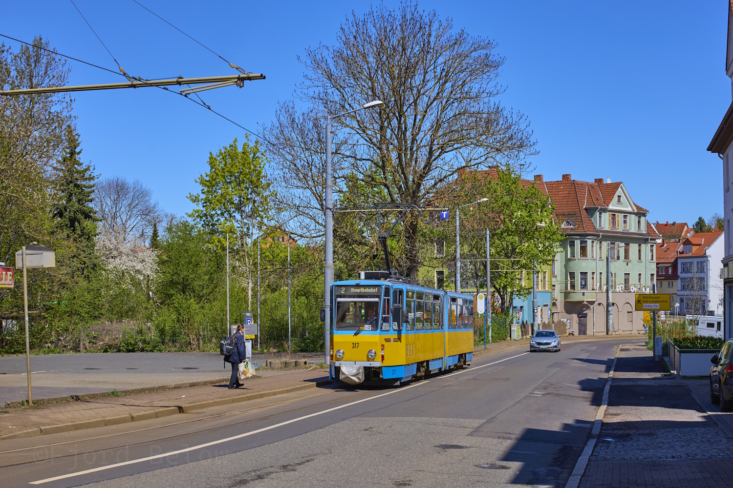 Гота, Tatra KT4DC-Z № 317