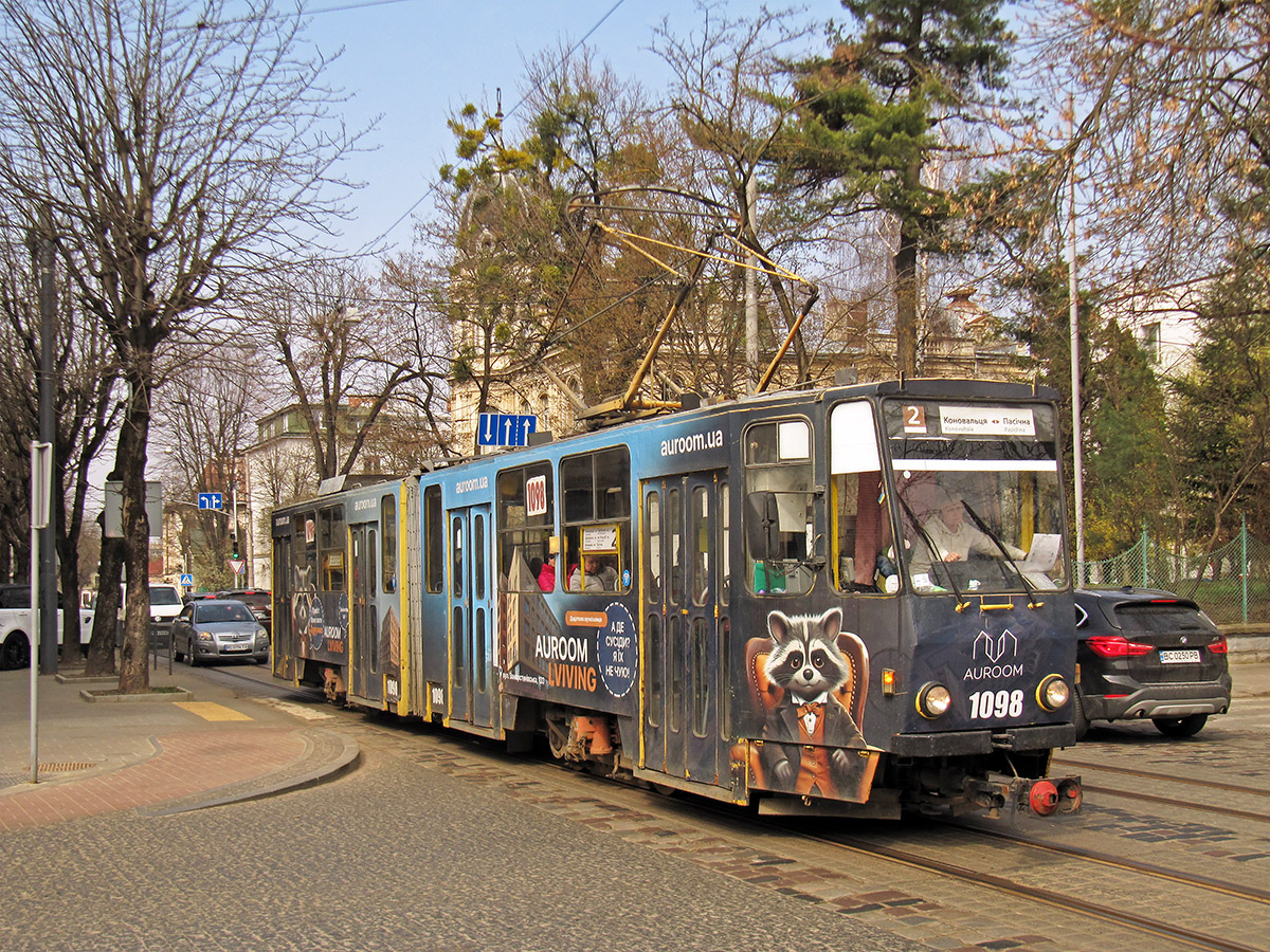 Львов, Tatra KT4SU № 1098